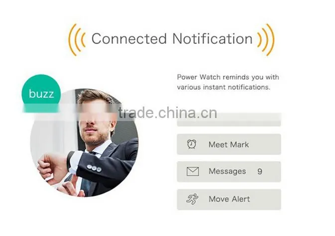 2015 newest xiaomi e06 smart bracelet/wristband touch screen fitness wearable for iOS and android smartphone