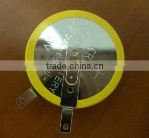 Lithium battery 3v CR2450 with solder tabs