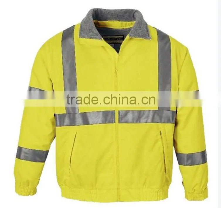 2014 fashionable beautiful long sleeve reflective safety vest