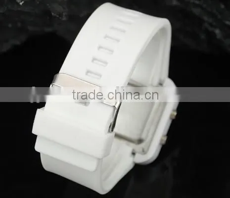 Men Lady Sport Digital Date Wrist Watch silicone sport mirror led watch hot