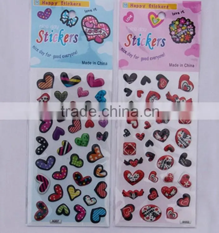 DIY product puffy sticker,3D puffy sticker,home decoration puffy sticker