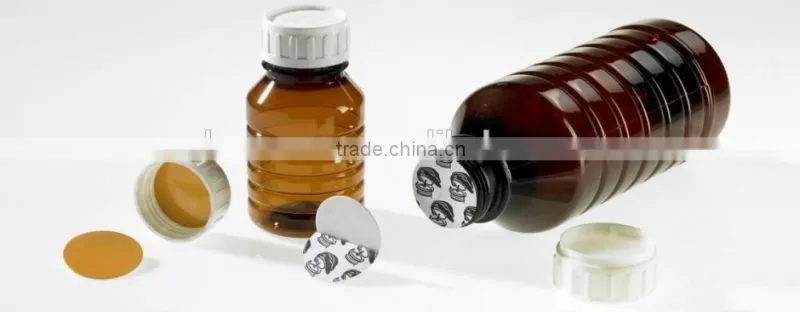 High resistance gold foil induction seal liner in roll