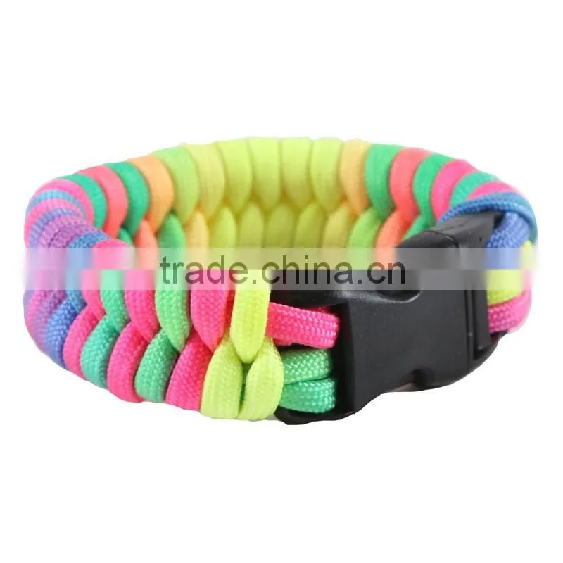 Rainbow paracord bracelet