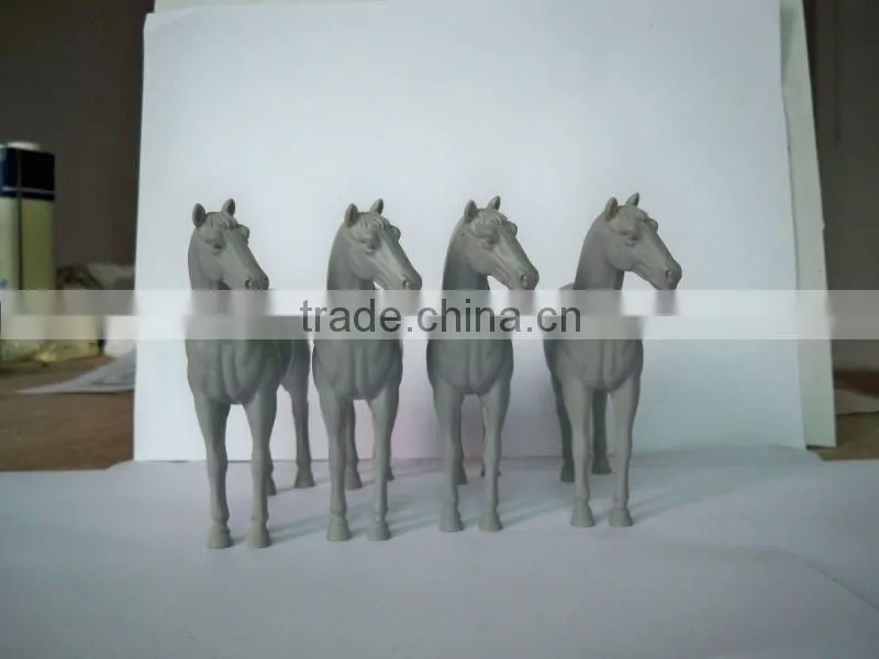 Polyresin horse figurine/clay statue