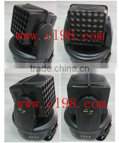 72*3W RGBWA LED dmx moving head light