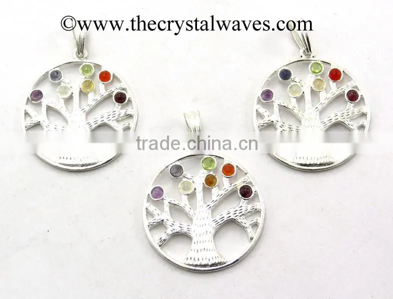 Goddess Chakra Metal Pendant