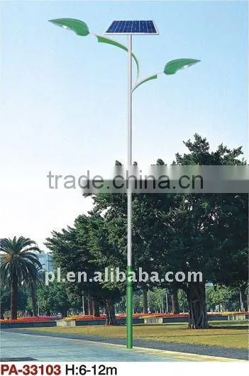LED street solar lamp with double head /single head (manufacturer)