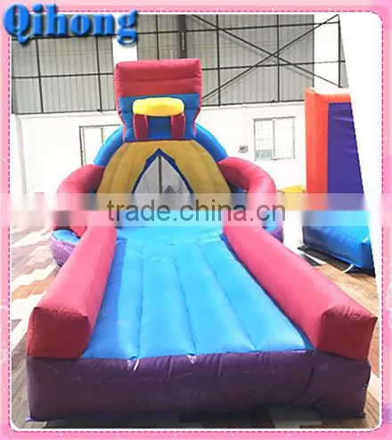 Exclusive used popular Inflatable basketball courts with two goal for sale