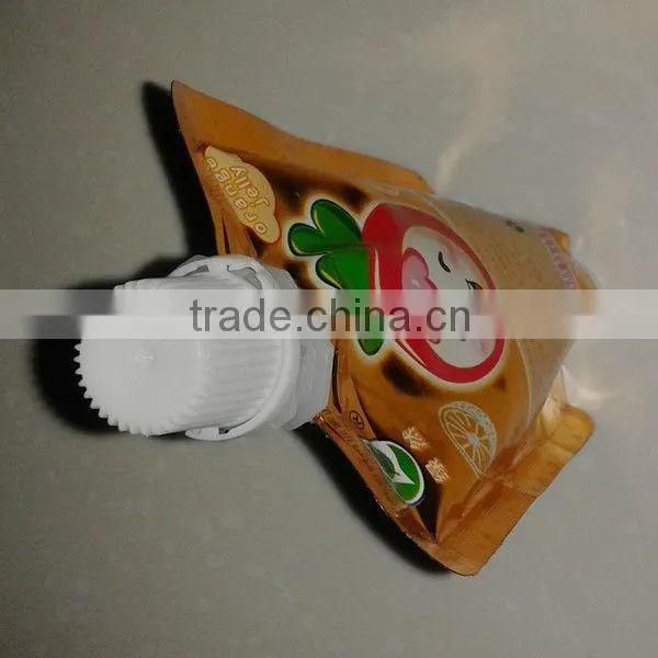 Hot sale stand up spout pouch bag for fruit jelly