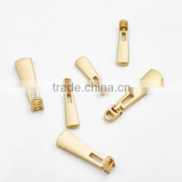 Factory wholesale zinc alloy metal decorative zipper puller zipper slider