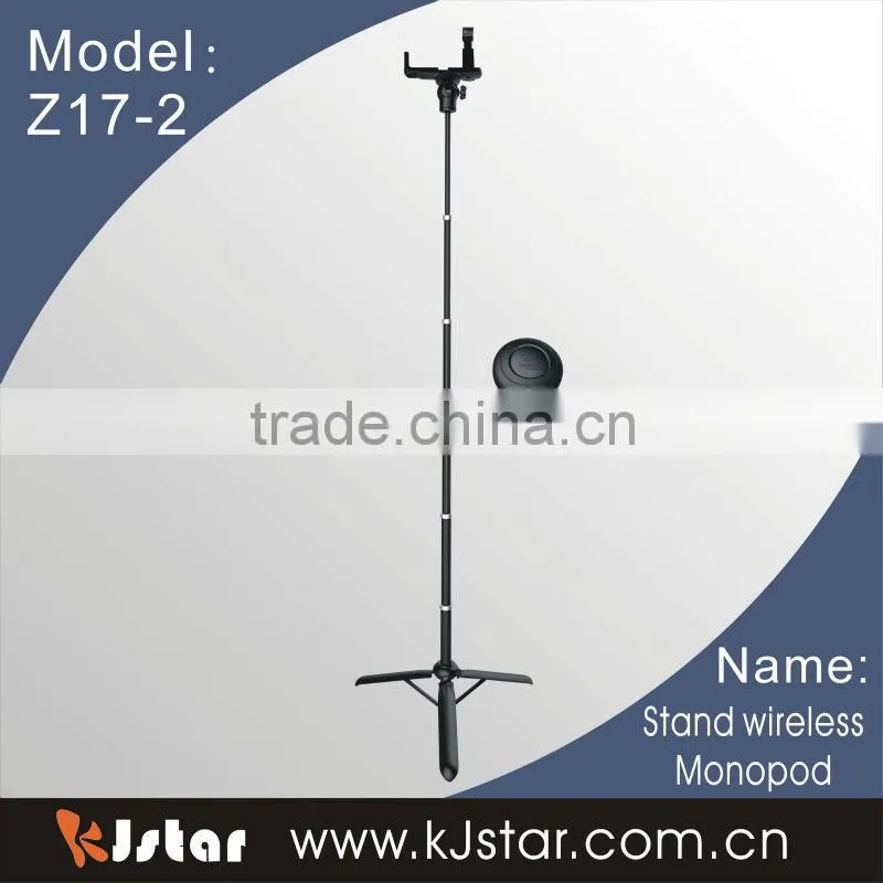 KJstar Z17-2 Stand-Up Wireless Monopod for phone and camera