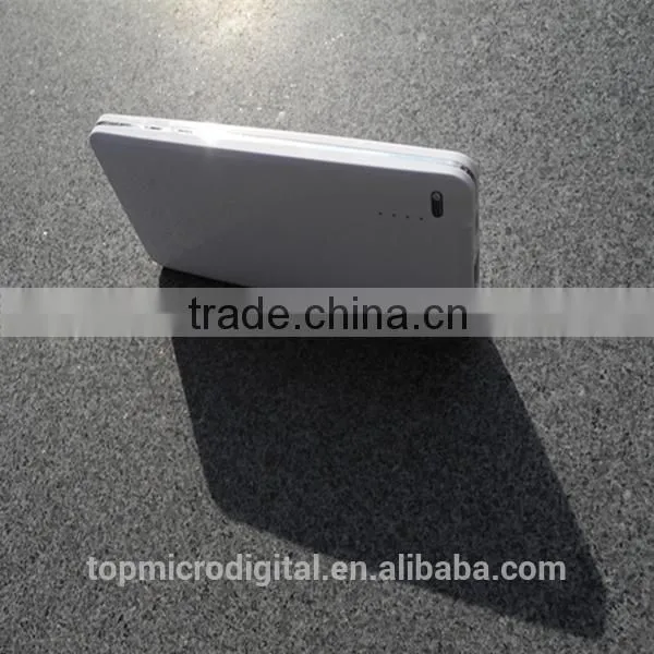 March power bank 3 in 1 power bank 4000mAh Extra-Slim Plated metal middle frame