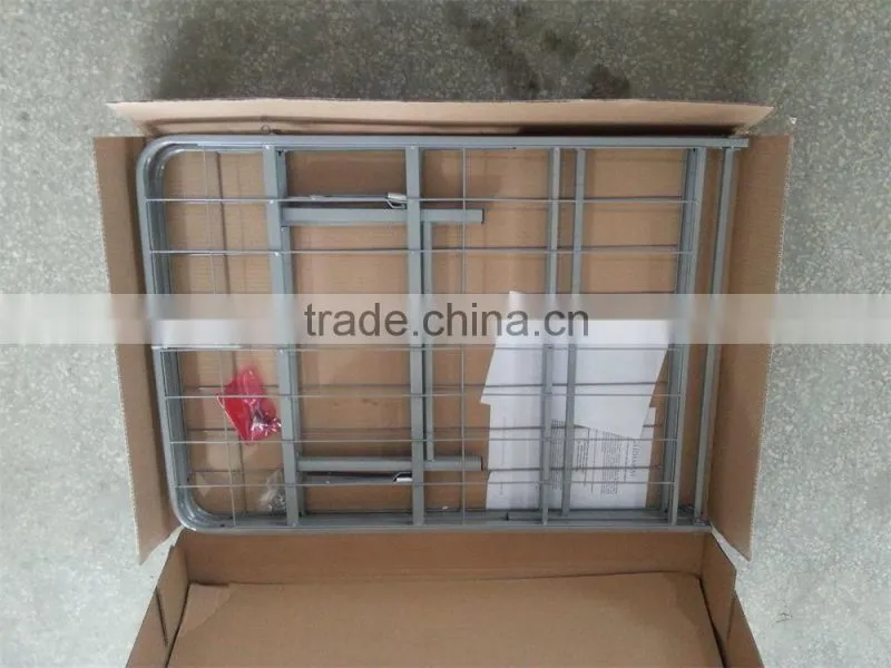 Queen size storage steel mattress bed frame