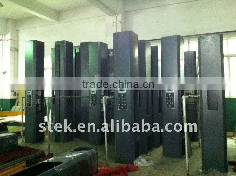 WM303A Fully Auto Conveyorized Pallet Wrapper + Top Sheet Dispenser