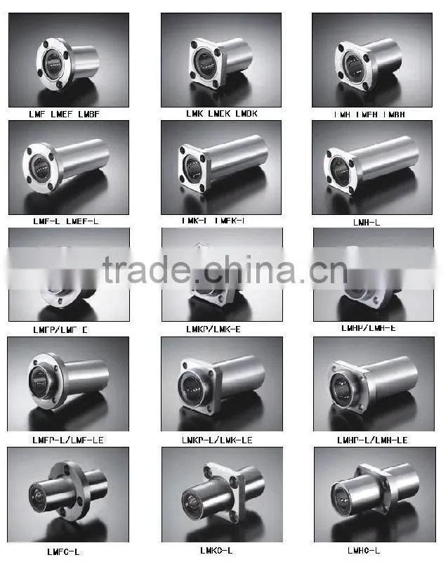High Precision LMK6LUU Square Flange Linear Bearing lmk