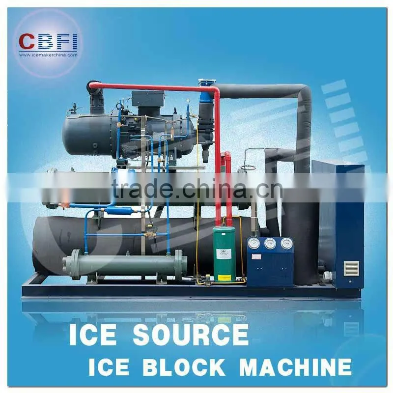 Easy installation containerized block ice plant for sale