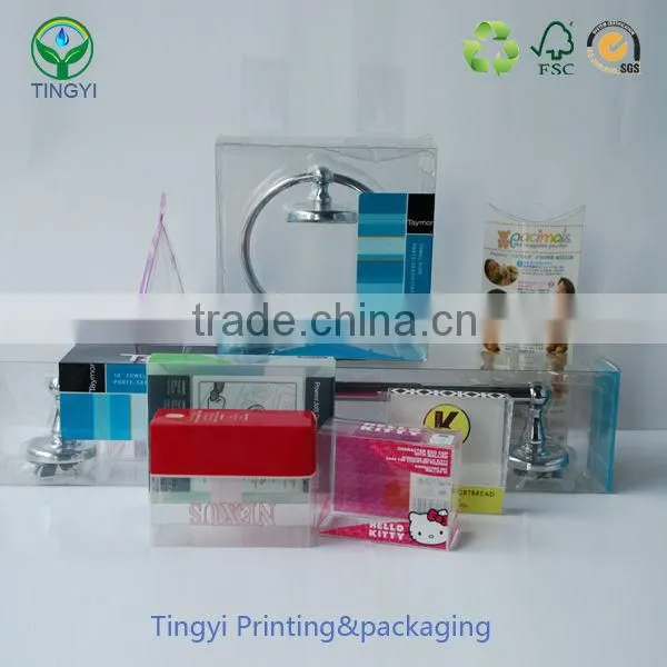 custom printing pet pp pvc boxes wholesale