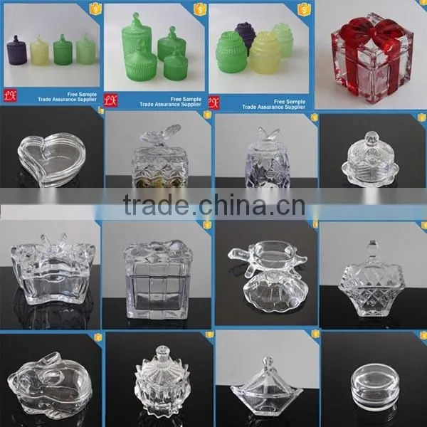 glass jar manufacturer elegant glass jar factory purple ribbed glass candle jar