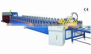 Flexible galvanized steel and wire mesh cable tray making machine with PLC control