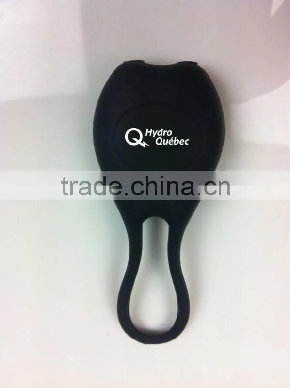 rubber led bike front light and rear light.