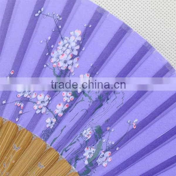 Japanese style boutique folding silk bamboo fan