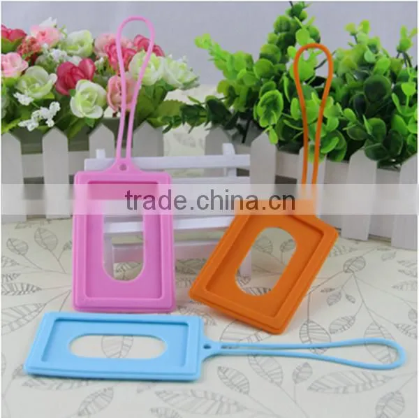 Travel Convenient silicone luggage tag for promotion gift