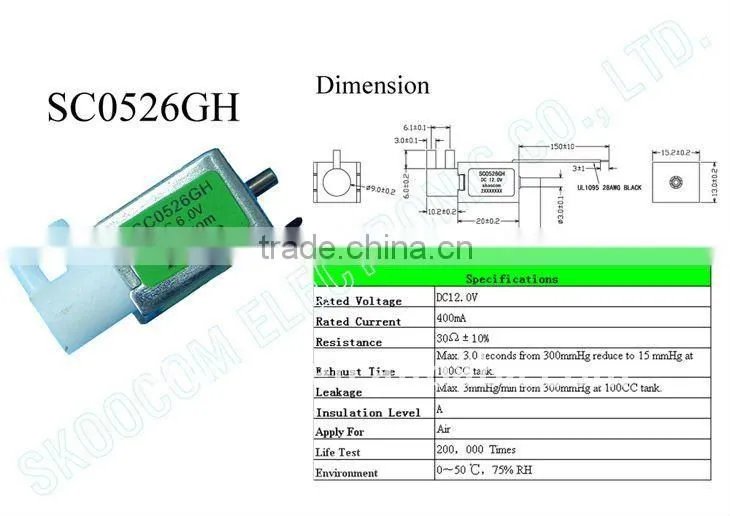 3 way solenoid valve/exhaust valve