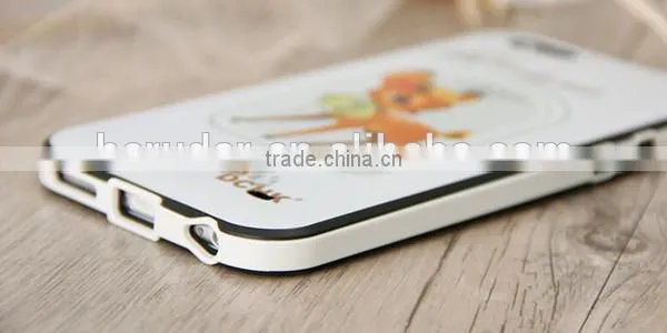 For iphone 6 plus fashion combo tpu pc case