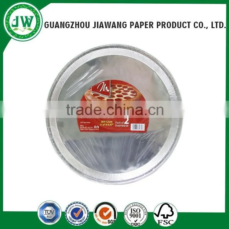 Small round aliminum foil bakery food container foil tray