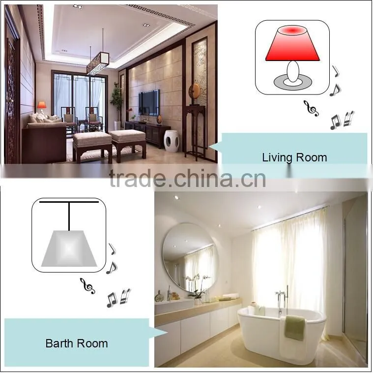 Mini Bluetooth Speaker for Beat LED Blub APP Control LED Light