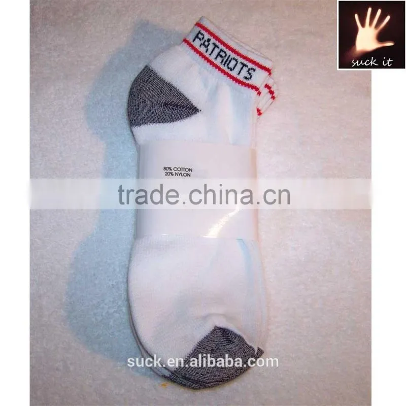 New England Ankle Socks with custom logo from china