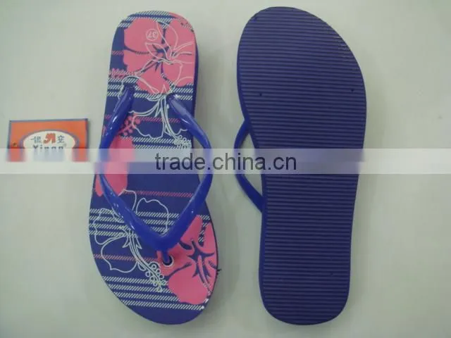 663 LOULUEN Custom Lady Wedge Heel Slippers Flip Flops For Women Wholesale