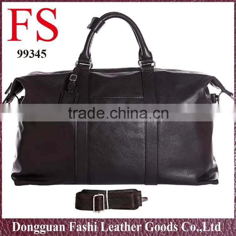 weekend outdoor overside leather travel bag