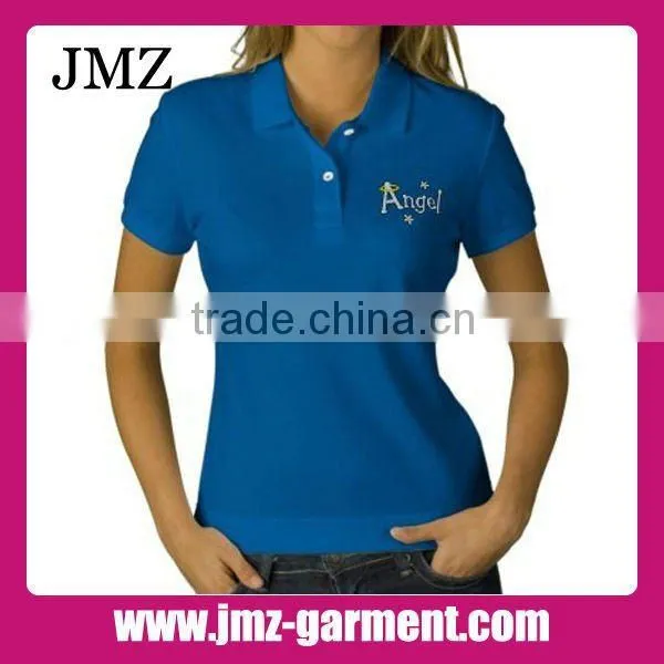 Polyester cotton short sleeve polo shirt