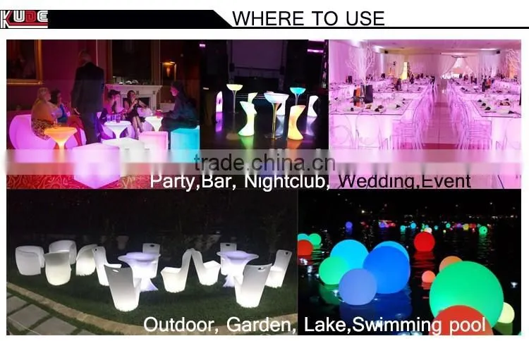 16 colors light illuminated led mobile bar counter for event