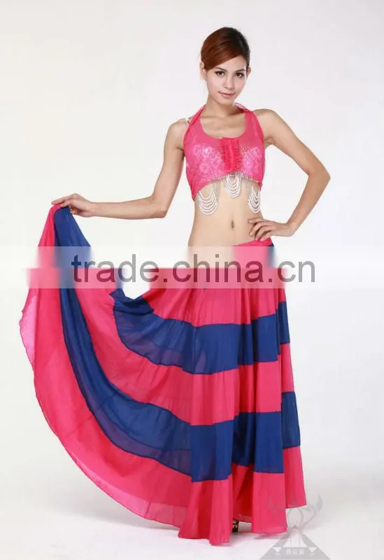Belly Dance Costumes,Hot Sexy Spanish Skirt of Bellydancer Practise Wear,Belly Dancing Performance Clothes,Dancing Dress QC1286