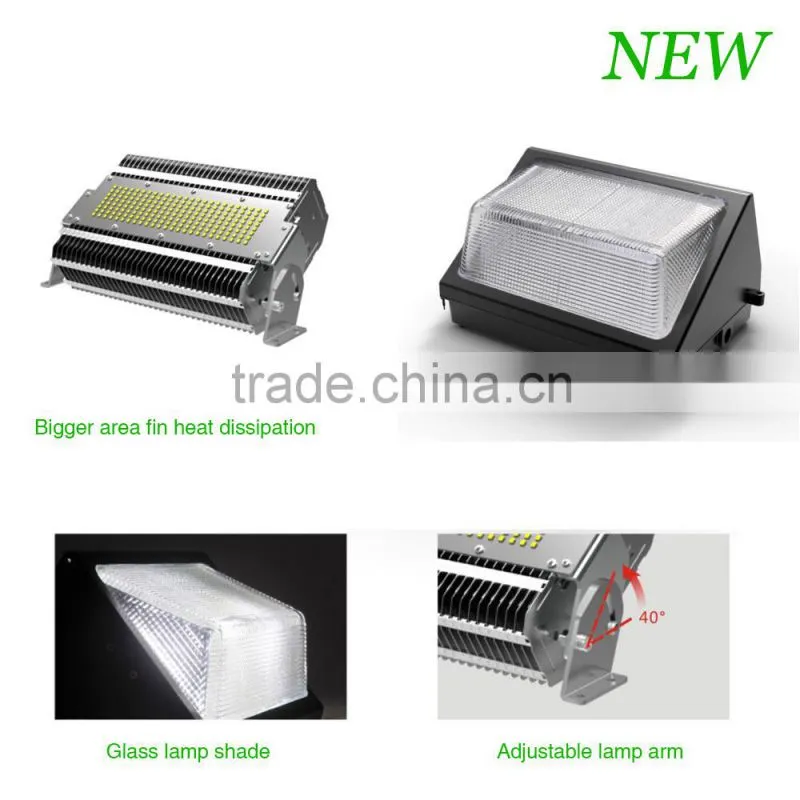 2016 popular 60w led wall pack light UL CUL approved with 5 years warranty