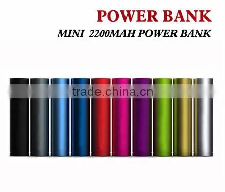 fashion purple torch 2800mah mobile power bank with OEM logo and color