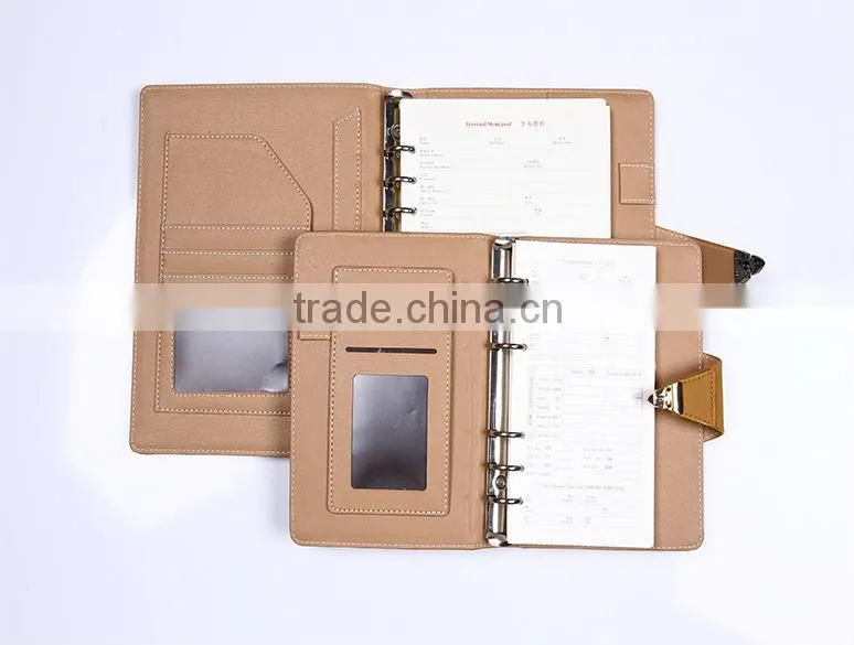 Attractive and inexpensive writing brown leather cover a5 daily notebooks for advertisement