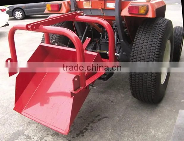 30" Reversible Dirt Scoop for Compact tractors ,Agriculture machinery tipping transport scoop