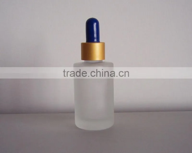 200ml boston shape blue Essential oil bottles