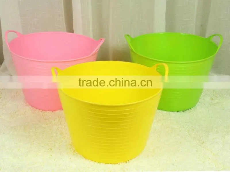 Whosale custom logo plastic storage barrel bucket