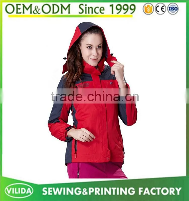 Wholesale high quality women's muliti-function outdoor sports mountain jacket coat