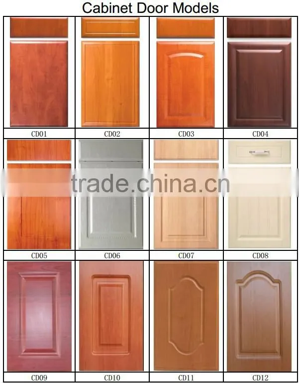 Solid kitchen furniture cabinet door