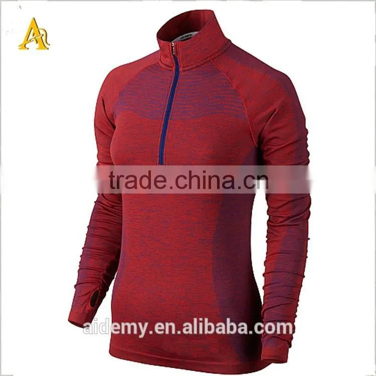 2016 new design clothing funnel collar hoodies for gym wear and yoga wear for women