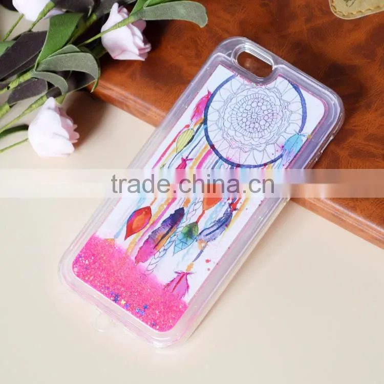 2016 fashionable liquid clear tpu case for iPhone6