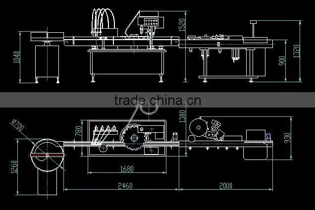 Automatic yoghourt filling machine