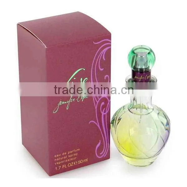 2016 customized special shape open well design perfume box
