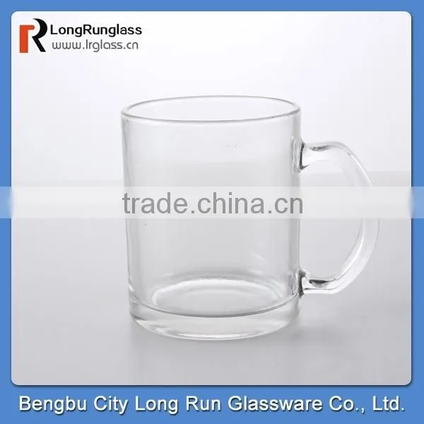 LongRun 10oz mikl glass mug print logo design