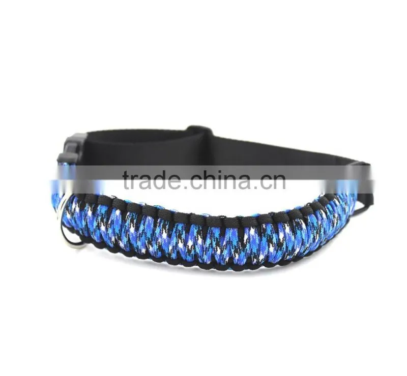 Paracord dog collar, adjustable dog colloar